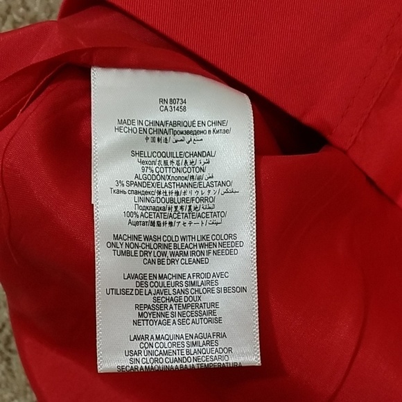 BCBG Paris~Size ~Hibiscus Pensil Woven Skirt NWT. - Picture 9 of 11